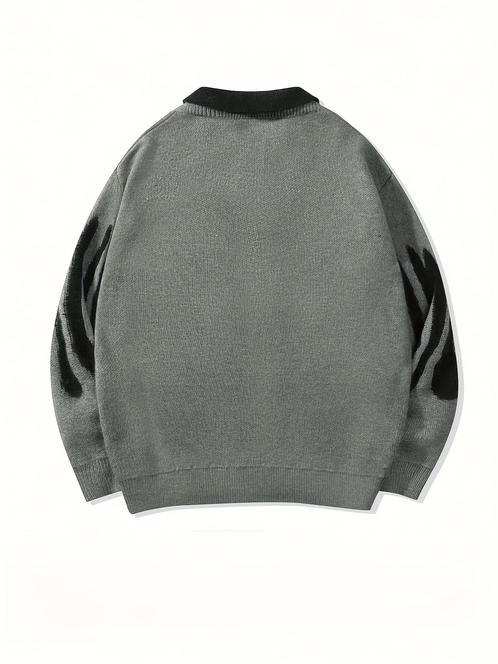 ErinYe Selected Men's Lapel College Style Loose Casual Sweater Couple Set