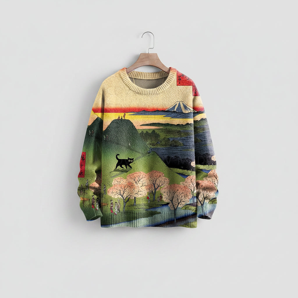 Crewneck Vintage Landscape