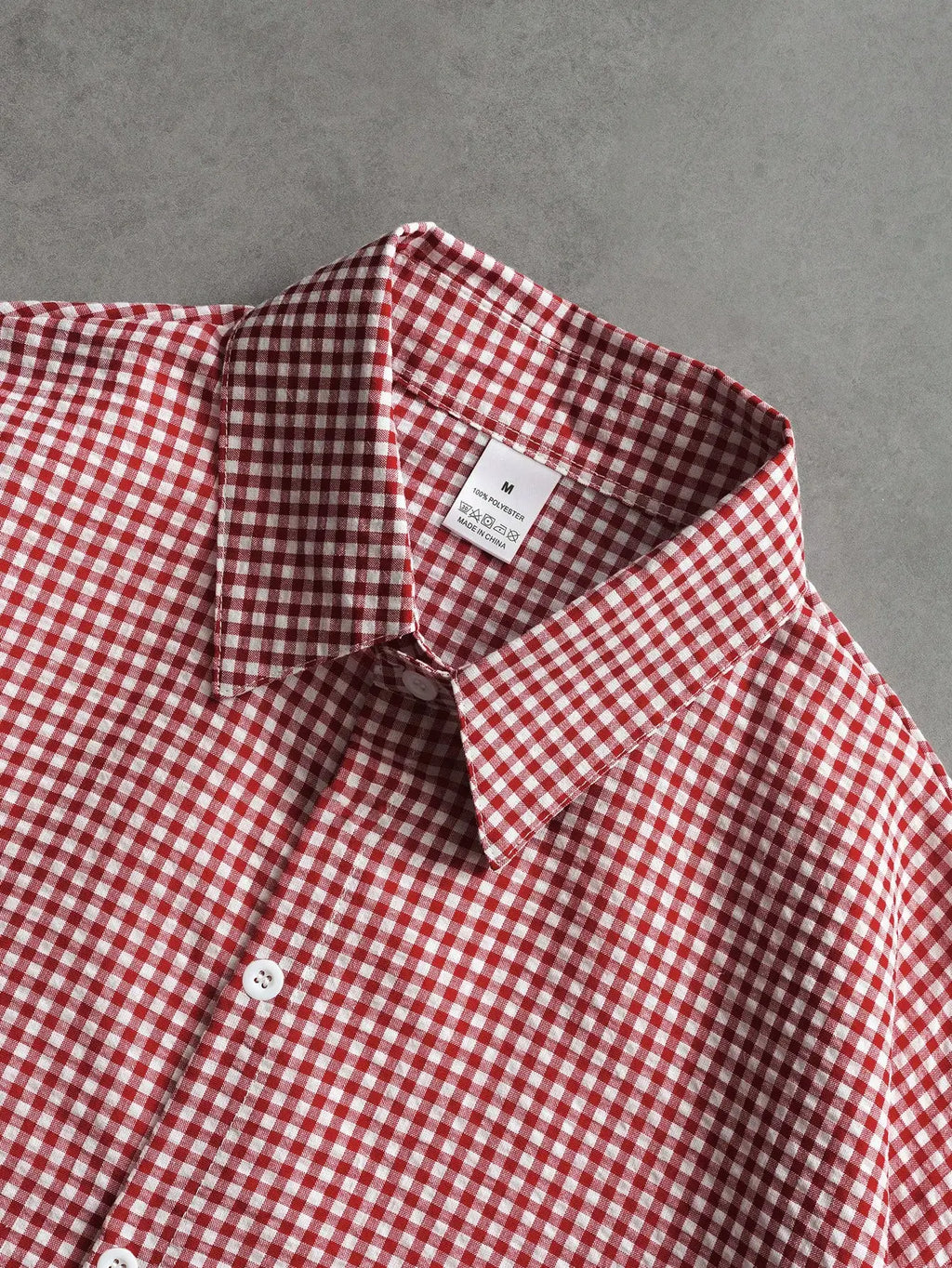 Chemise Vichy Message