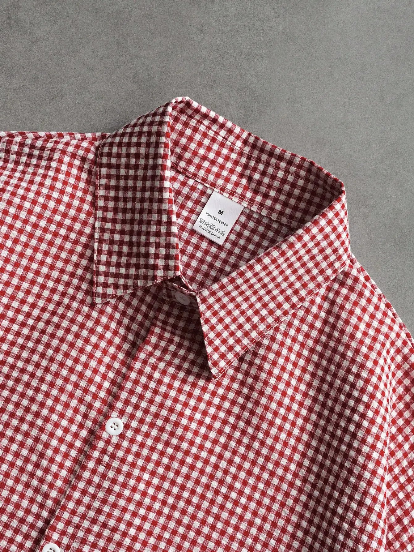 Chemise Vichy Message