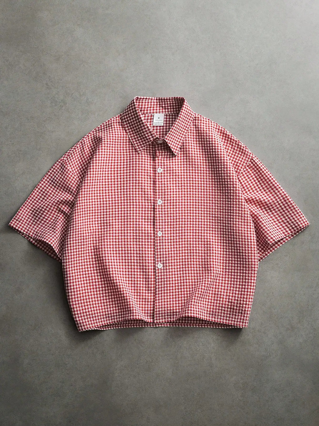 Chemise Vichy Message