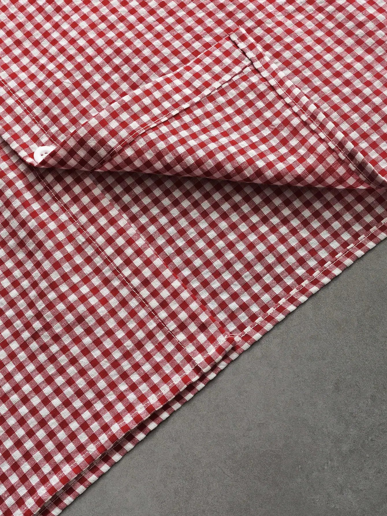 Chemise Vichy Message